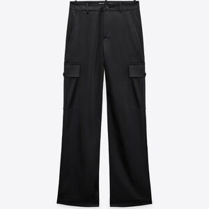 Zara Women's Black Cargo Pants